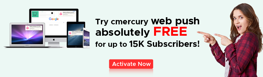 Web push notification pricing-cmercury